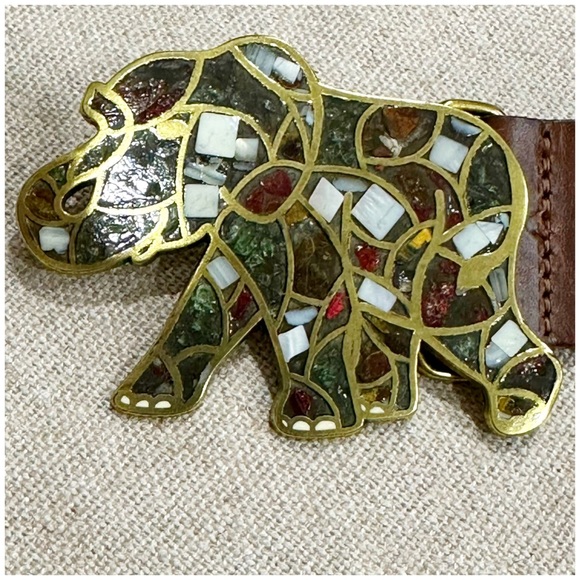 Anthro Mosaic Elephant Belt by Belgo Lux - Picture 2 of 15